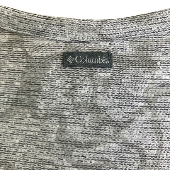 Columbia Sportswear Gray Tonal Long Sleeve Drawstring Hem Top Size M - Picture 6 of 9